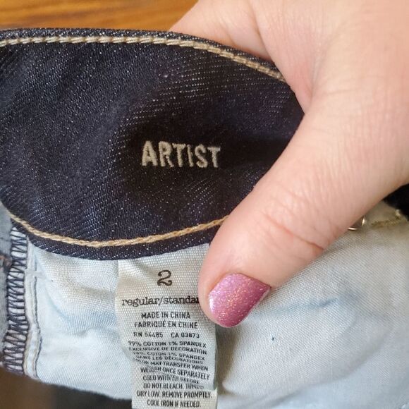American Eagle stretch artist jeans size 2 regula - Picture 4 of 4